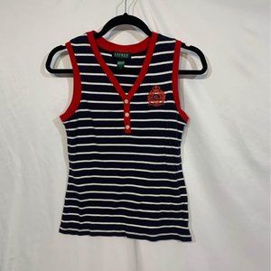 Ralph Lauren POLO classic woman’s tank top. Original logo. Size small.